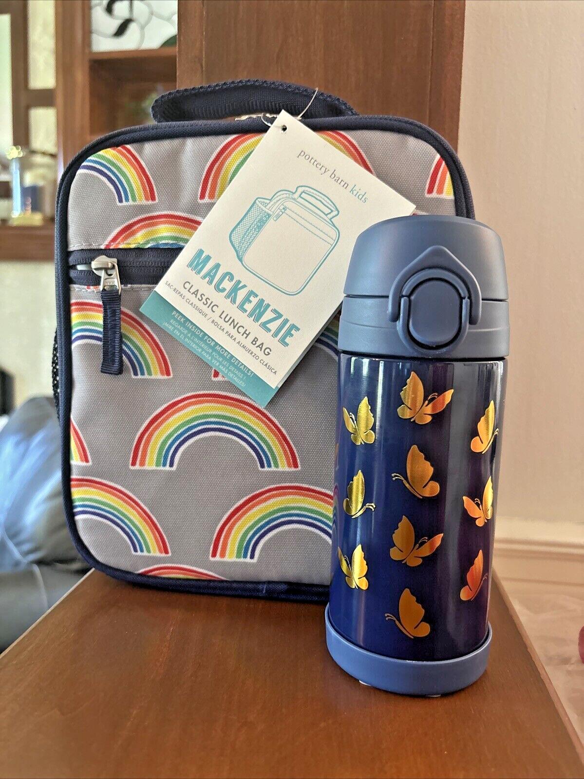 Pottery Barn school LUNCH BOX BAG  Butterfly + Water Bottle Disney Princess ?? /