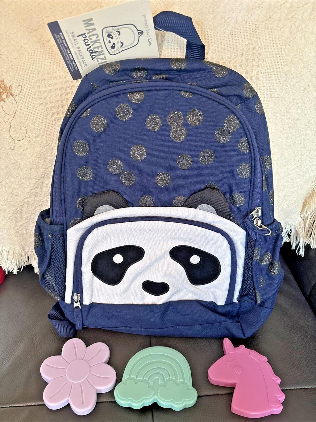 Disney School Pottery barn BACKPACK Panda Glitter Unicorn ??  butterfly  BAG .