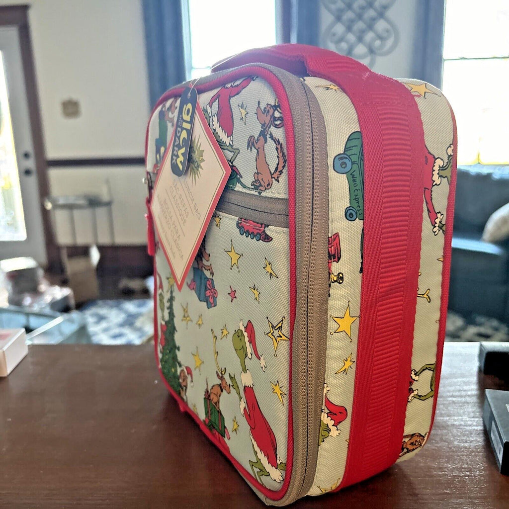 School Pottery barn GRINCH LUNCH BOX BAG space Birthday gift Peanuts holiday -