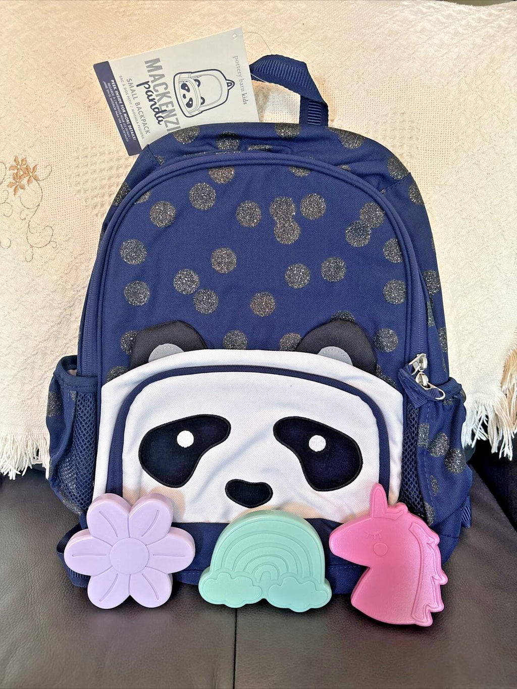 Disney School Pottery barn BACKPACK Panda Glitter Unicorn ??  butterfly  BAG .