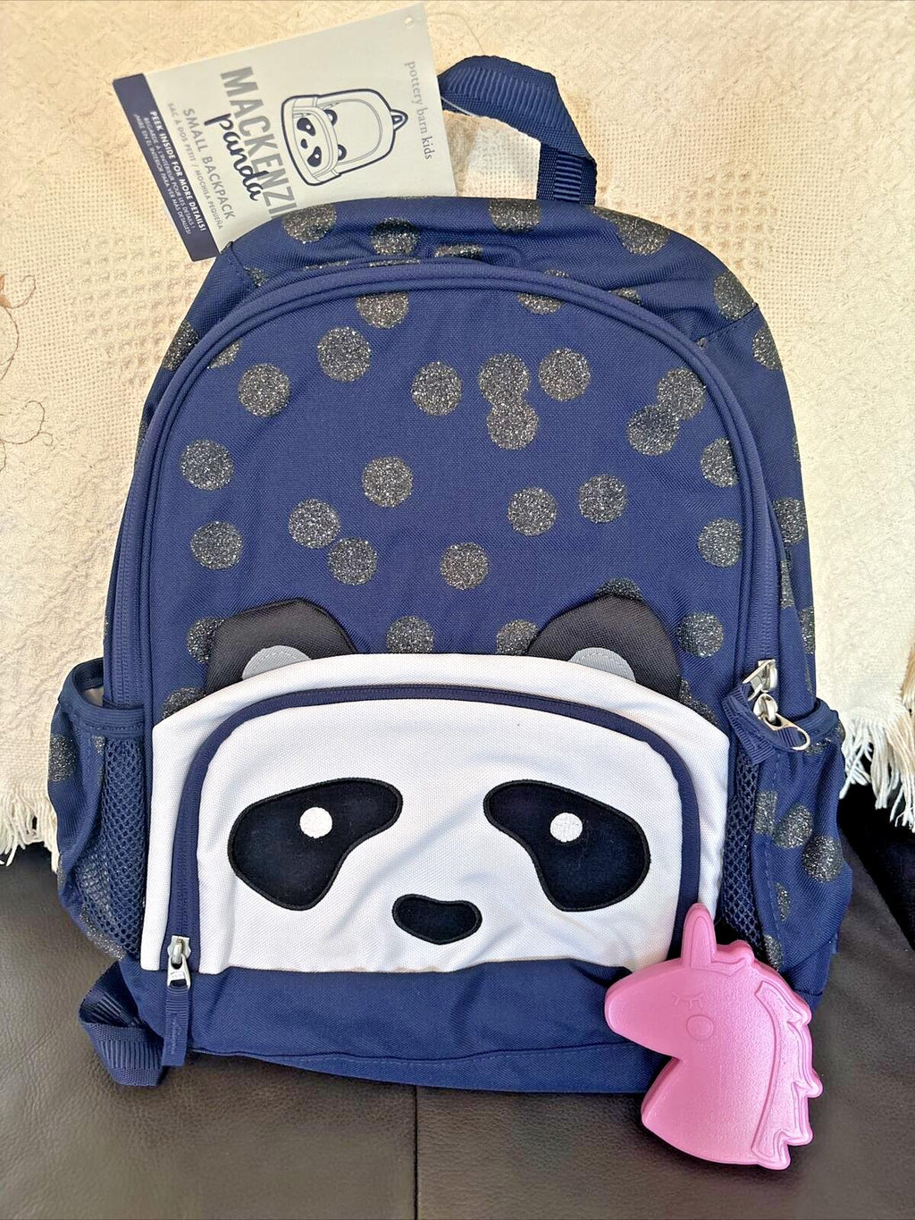 Disney School Pottery barn BACKPACK Panda Glitter Unicorn ??  butterfly  BAG .