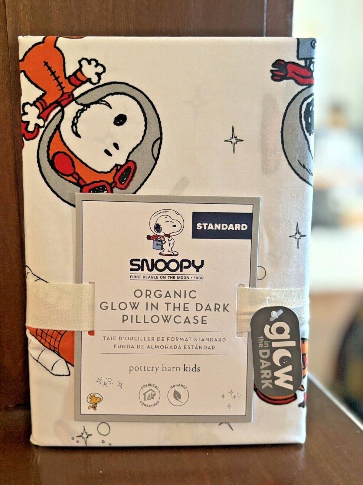 Pottery Barn Snoopy School peanuts Holiday Space Dog Bed pillowcase Gift SET 2 [