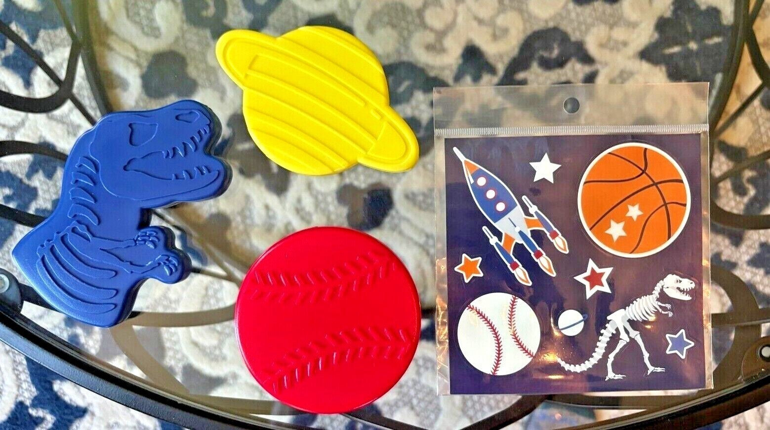 Pottery barn School Space unicorn Sport Star wars ball Sticker ICE bag disney