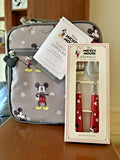 Pottery barn Lunch box MICKEY MOUSE school Utensil Set holiday Disney Birthday h