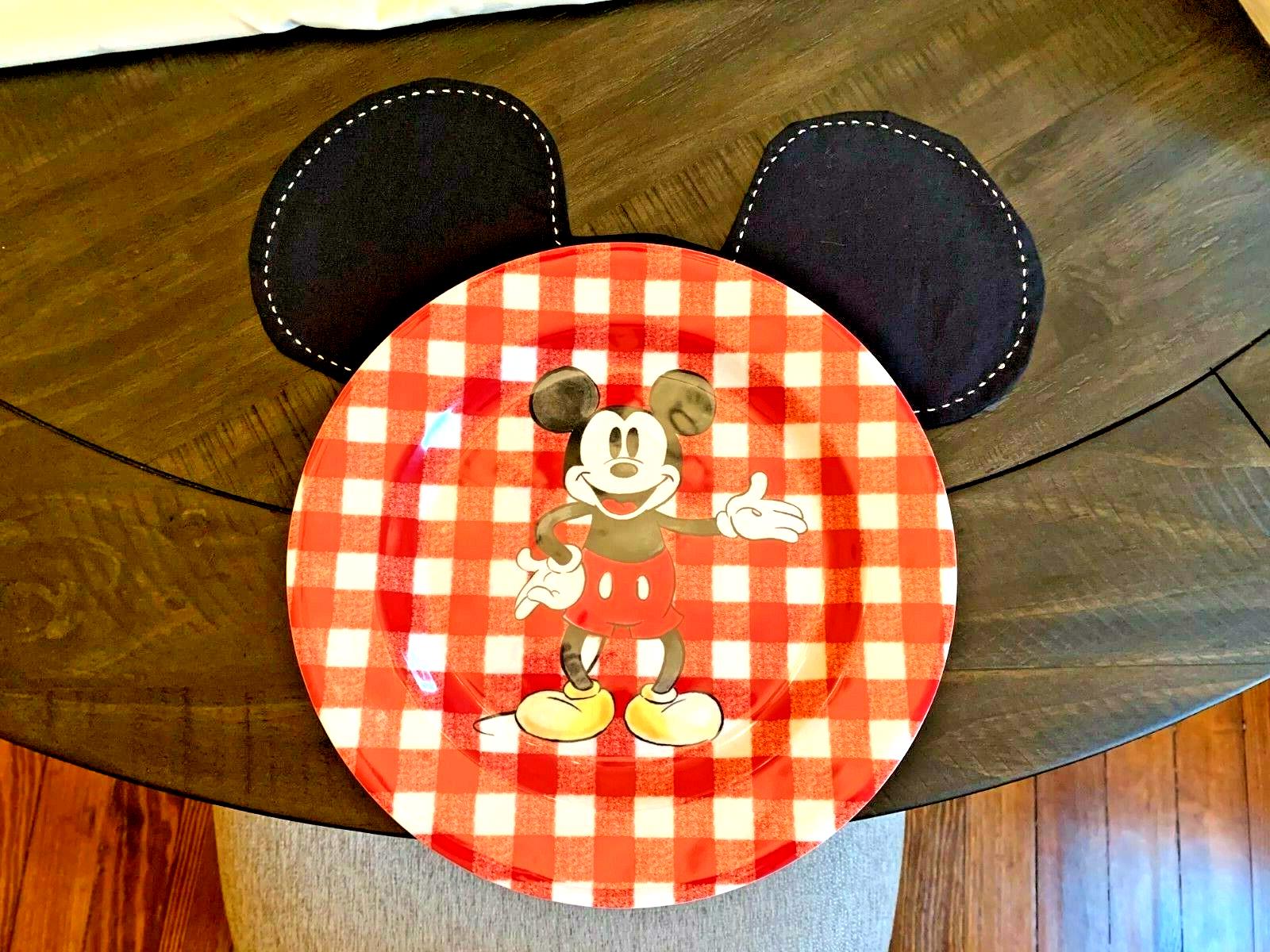 Pottery Barn Mickey Mouse holiday party Dinner Set Plate Mat gift Kid birthday