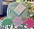 Pottery Barn School LUNCH BOX BAG Disney glitter Rainbow frozen girl flower ,