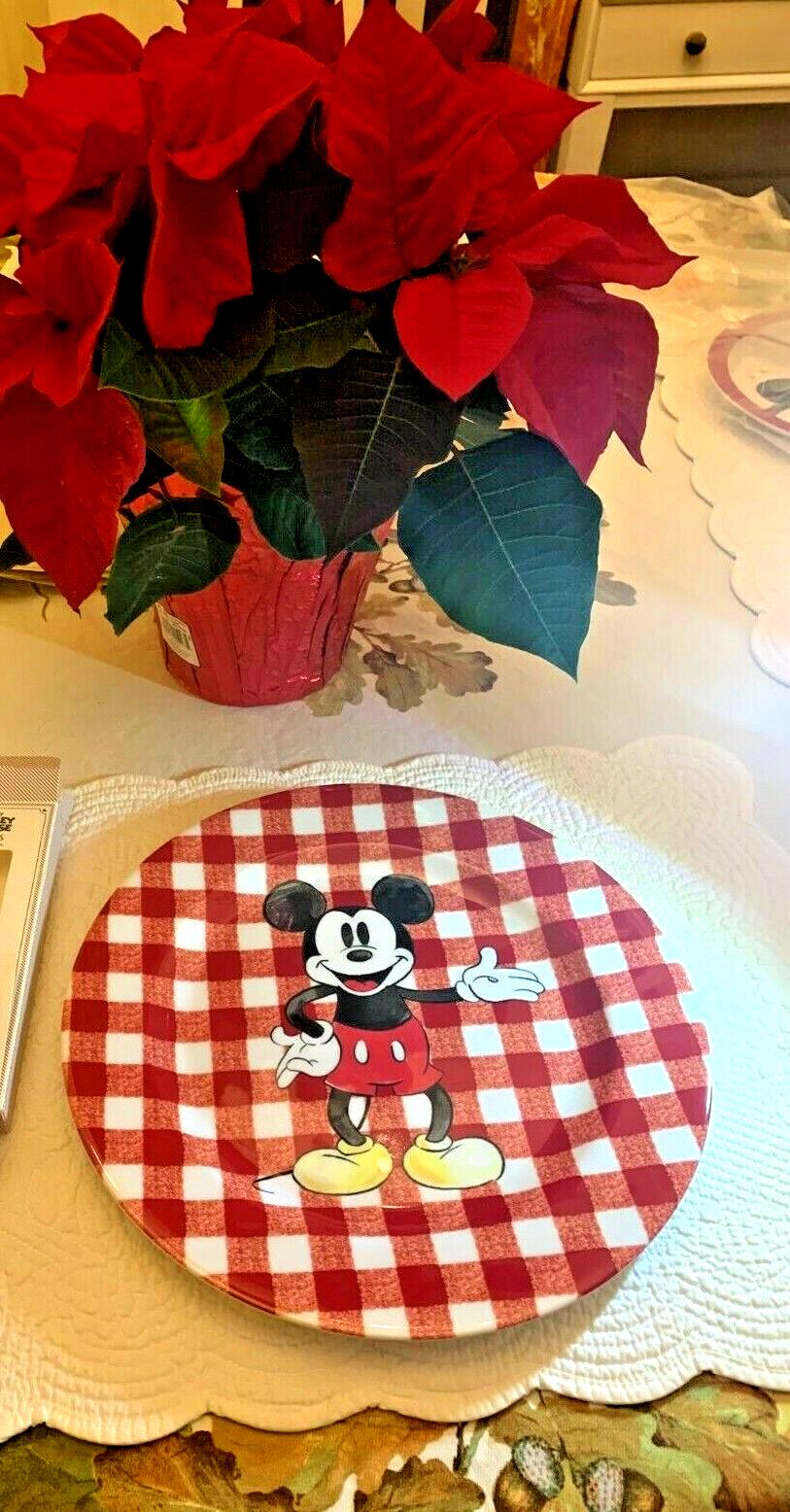 Pottery Barn Mickey Mouse holiday party Dinner Set Plate Mat gift Kid birthday