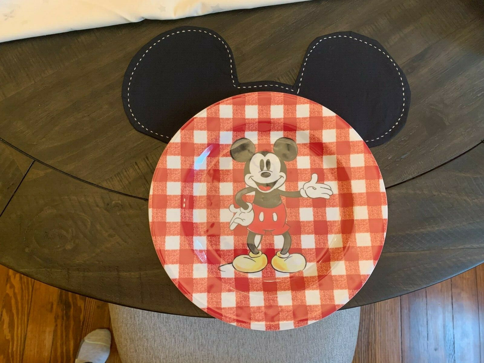 Pottery Barn Mickey Mouse holiday party Dinner Set Plate Mat gift Kid birthday