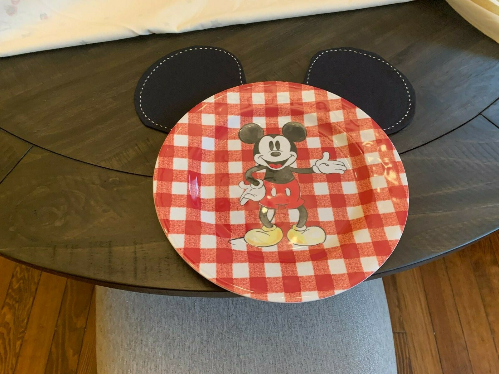 Pottery Barn Mickey Mouse holiday party Dinner Set Plate Mat gift Kid birthday