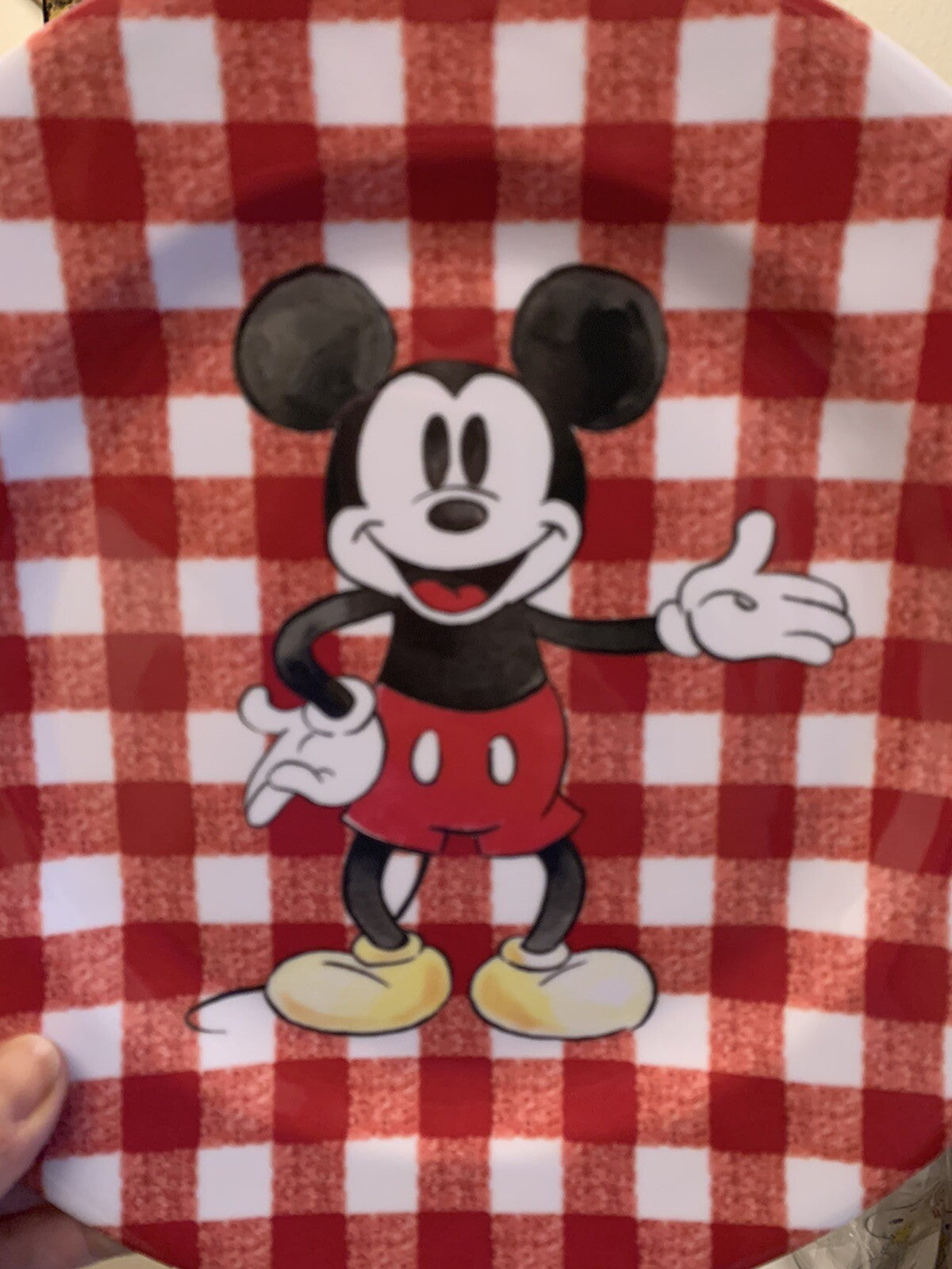 Pottery Barn Mickey Mouse holiday party Dinner Set Plate Mat gift Kid birthday