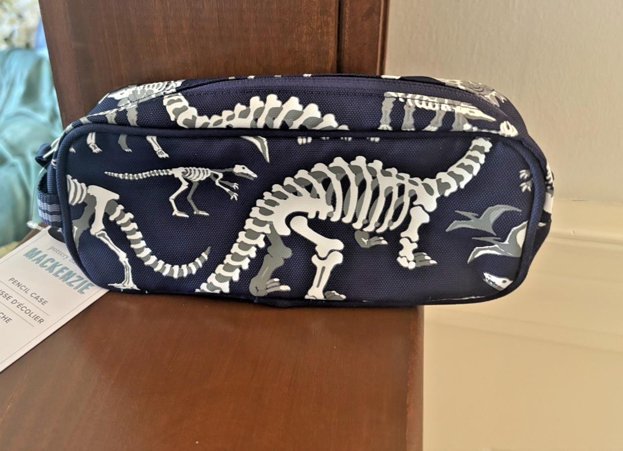 School Pottery barn Pencil case bag boy Dinosaur travel Jurassic pre k kids .