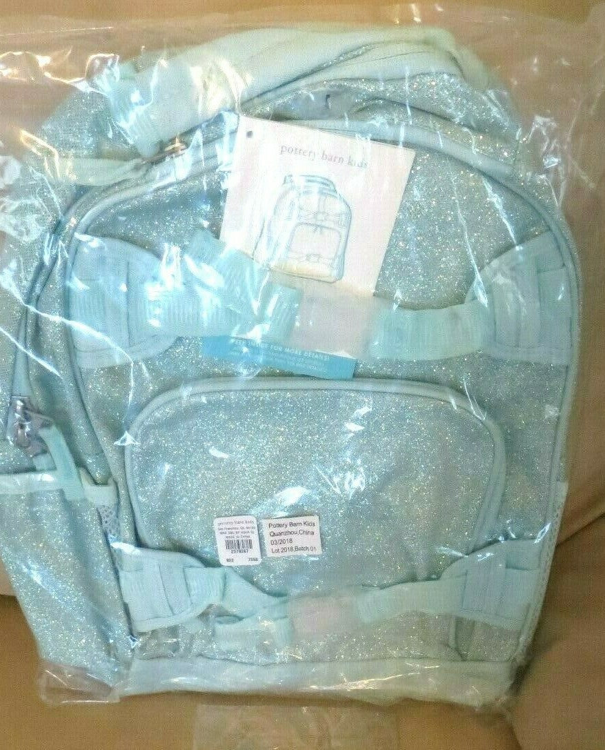 Pottery Barn school Disney Backpack Glitter girl gift princess Frozen travel .