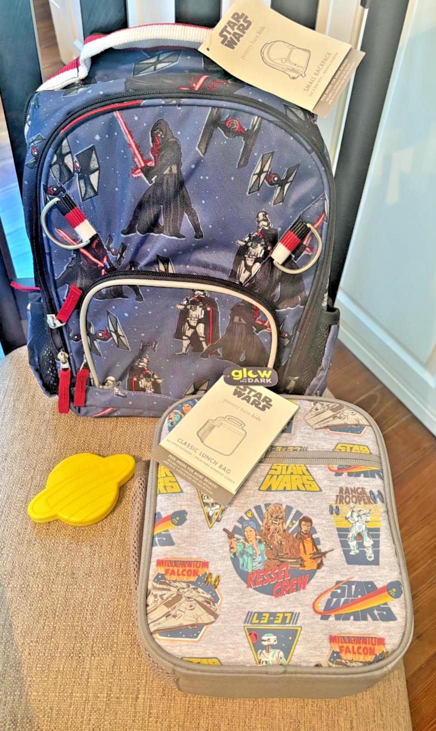 Pottery Barn School STAR WARS BACKPACK LUNCH Disney Solo Travel Bag SET ??.