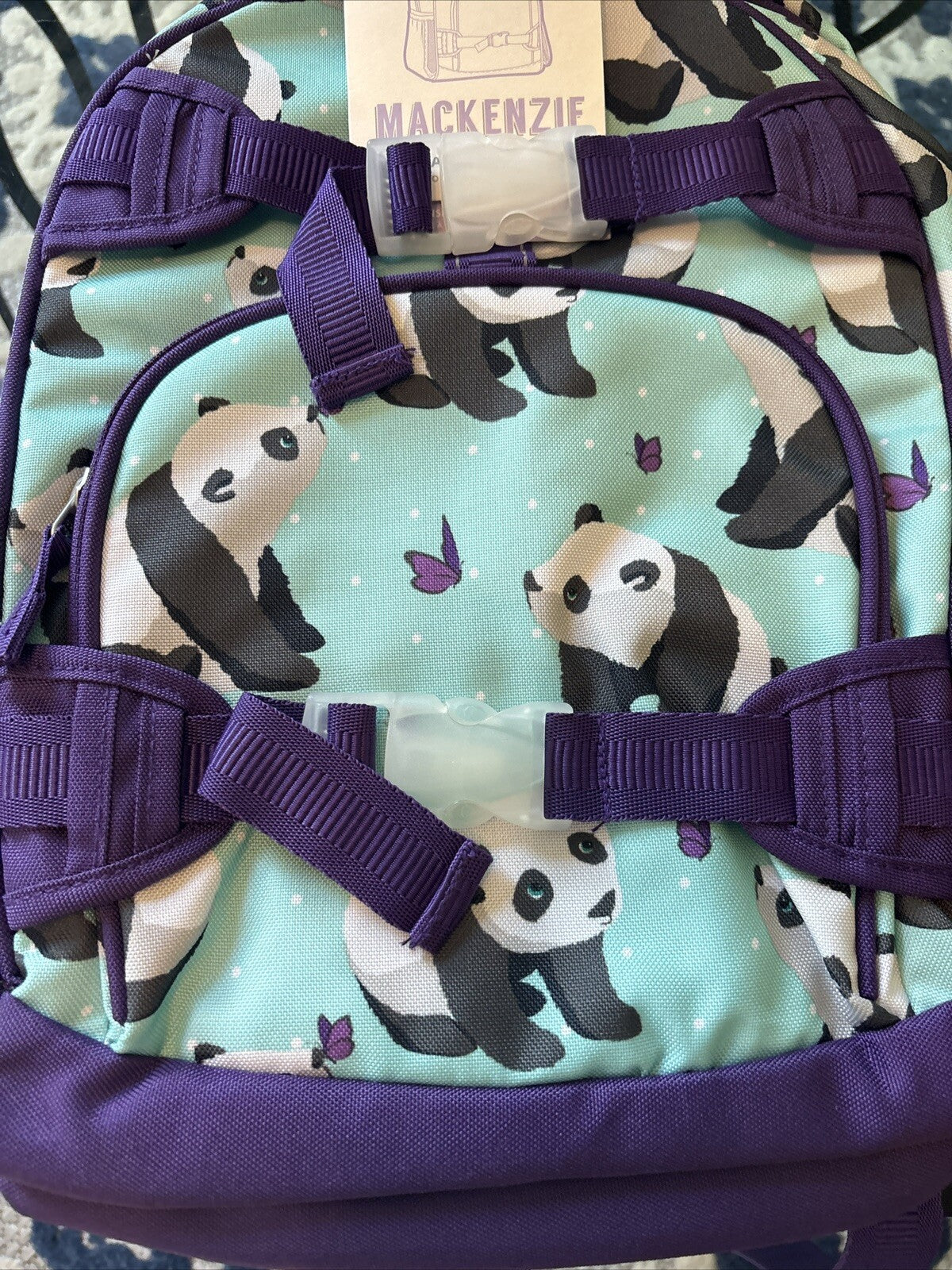 Pottery Barn kids school Disney BACKPACK Panda +Utensil Set TRAVEL ?? girl .