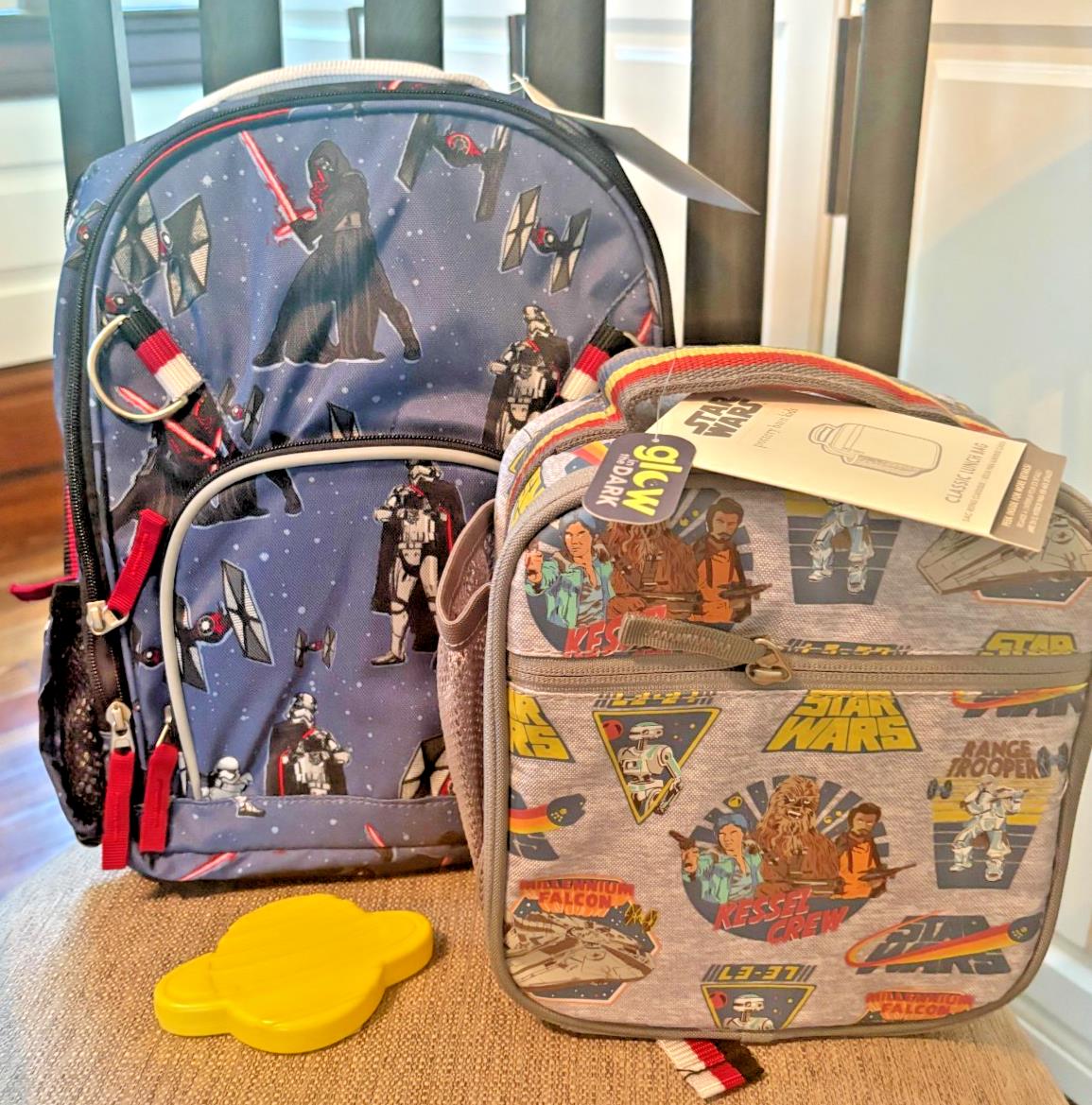 Pottery Barn School STAR WARS BACKPACK LUNCH Disney Solo Travel Bag SET ??.