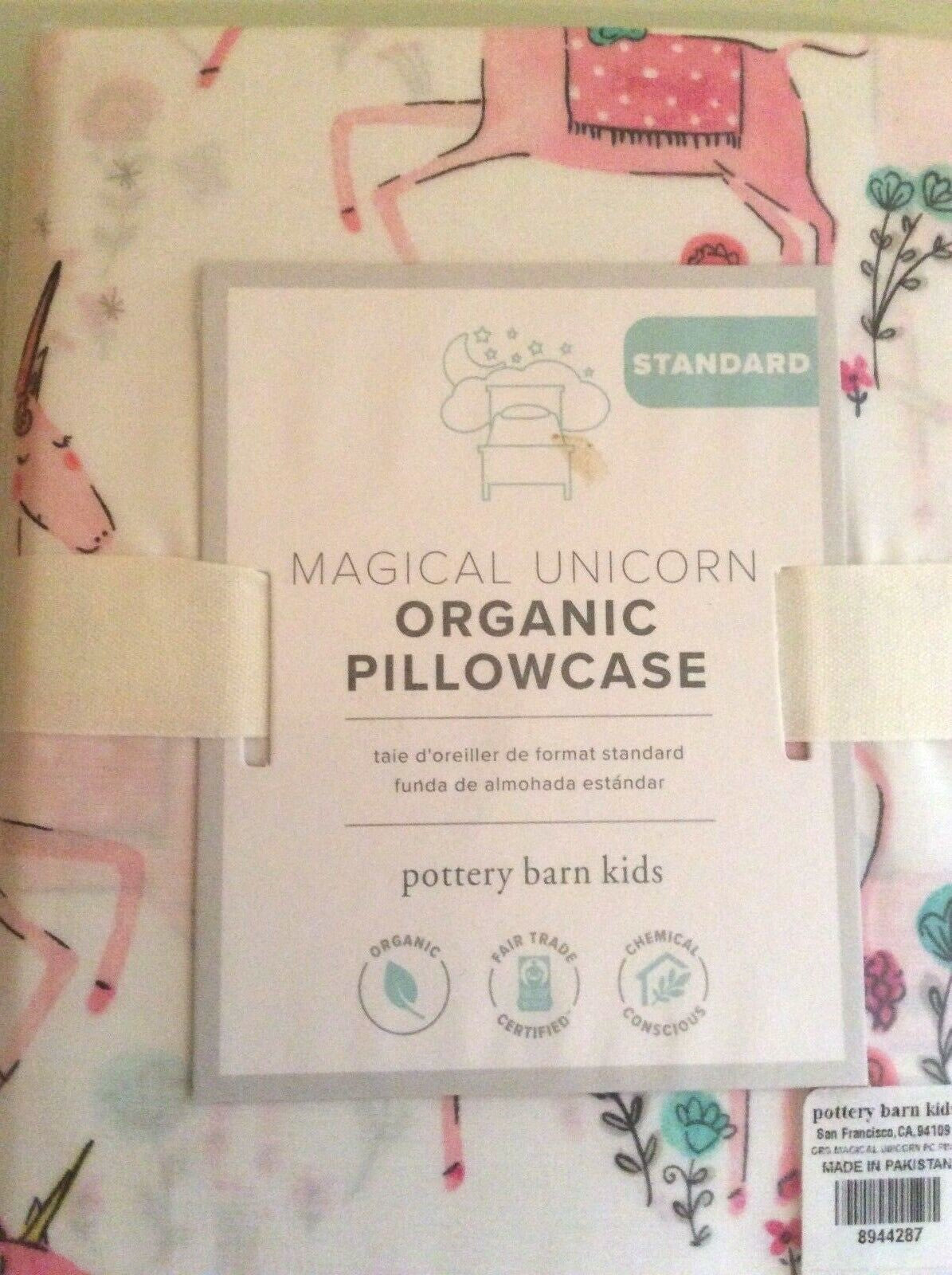 Pottery Barn Holiday Unicorn horse princess School Disney girl disney bed ?? "