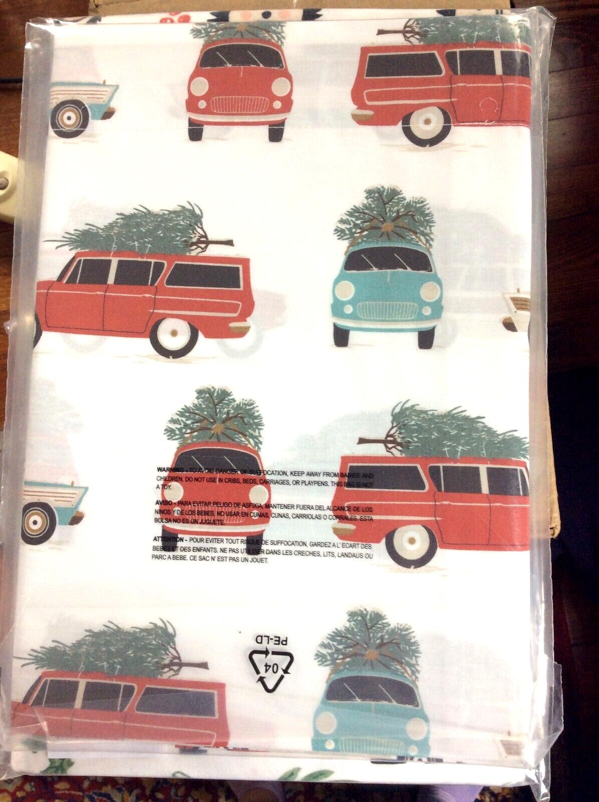 Garnet Hill Car Truck hot wheels Disney Holiday school kid PILLOW Sham new  [