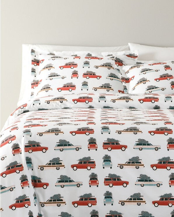 Garnet Hill Car Truck hot wheels Disney Holiday school kid PILLOW Sham new  [