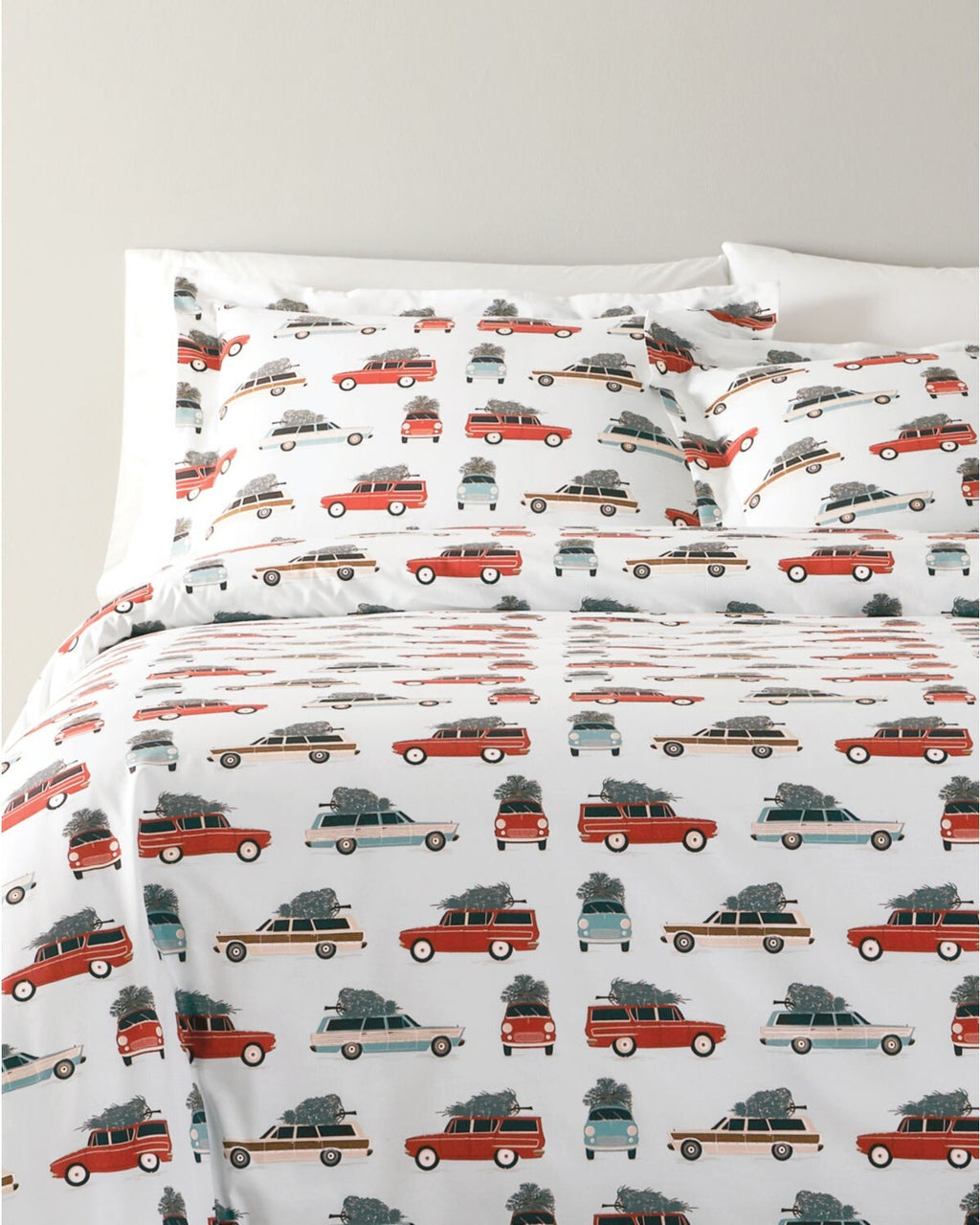 Garnet Hill Car Truck hot wheels Disney Holiday school kid PILLOW Sham new  [
