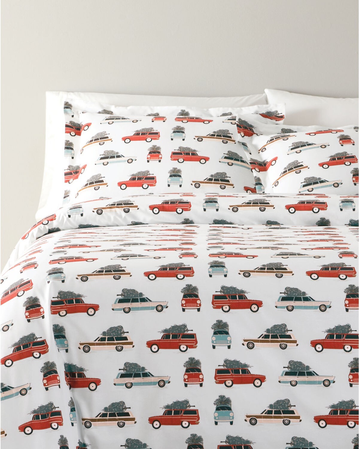 Garnet Hill Car Truck hot wheels Disney Holiday school kid PILLOW Sham new  [