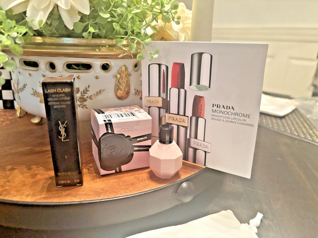 Prada FLOWER BOMB Perfume YSL Mascara Holiday wedding birthday travel gift ??