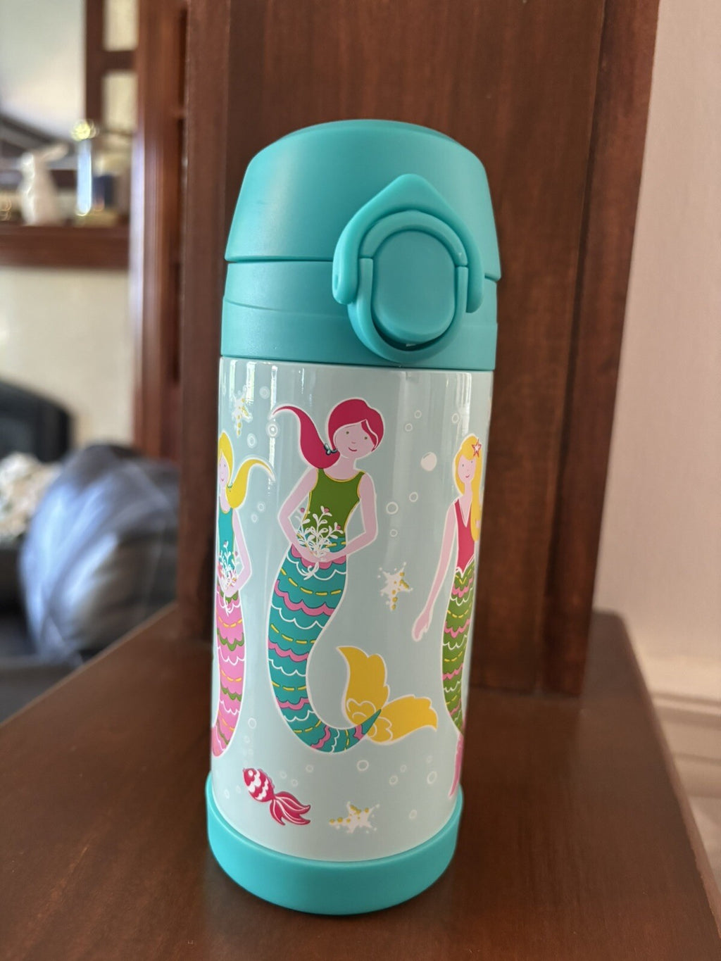 Pottery barn School Disney WATER BOTTLE mermaid princess Gift beach pre-k ,