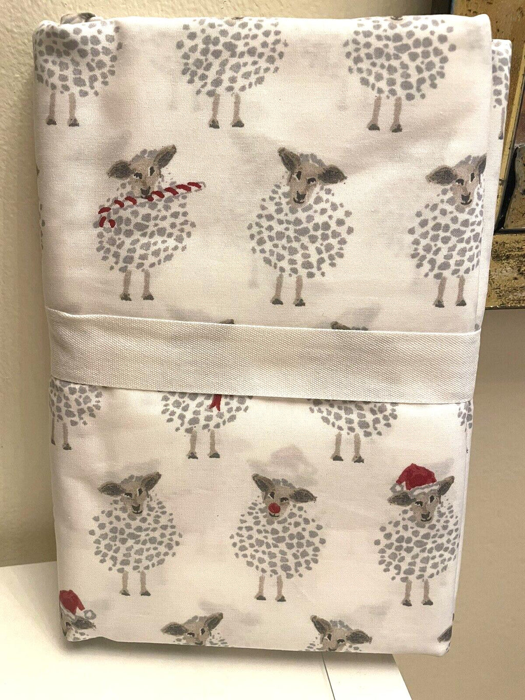 pottery barn Holiday Pillowcase KING Sheep Birthday Christmas Disney gift SET 2'