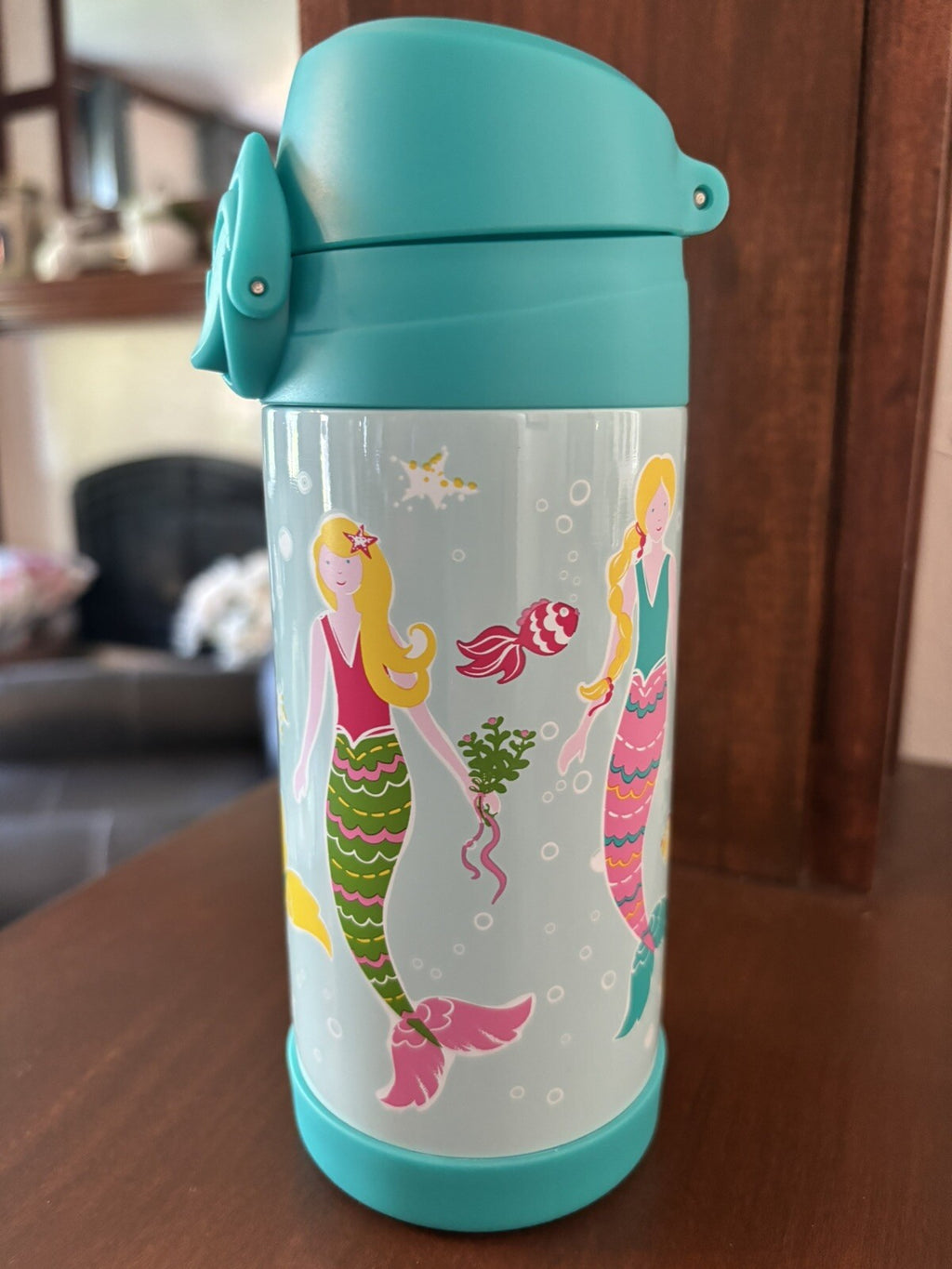 Pottery barn School Disney WATER BOTTLE mermaid princess Gift beach pre-k ,