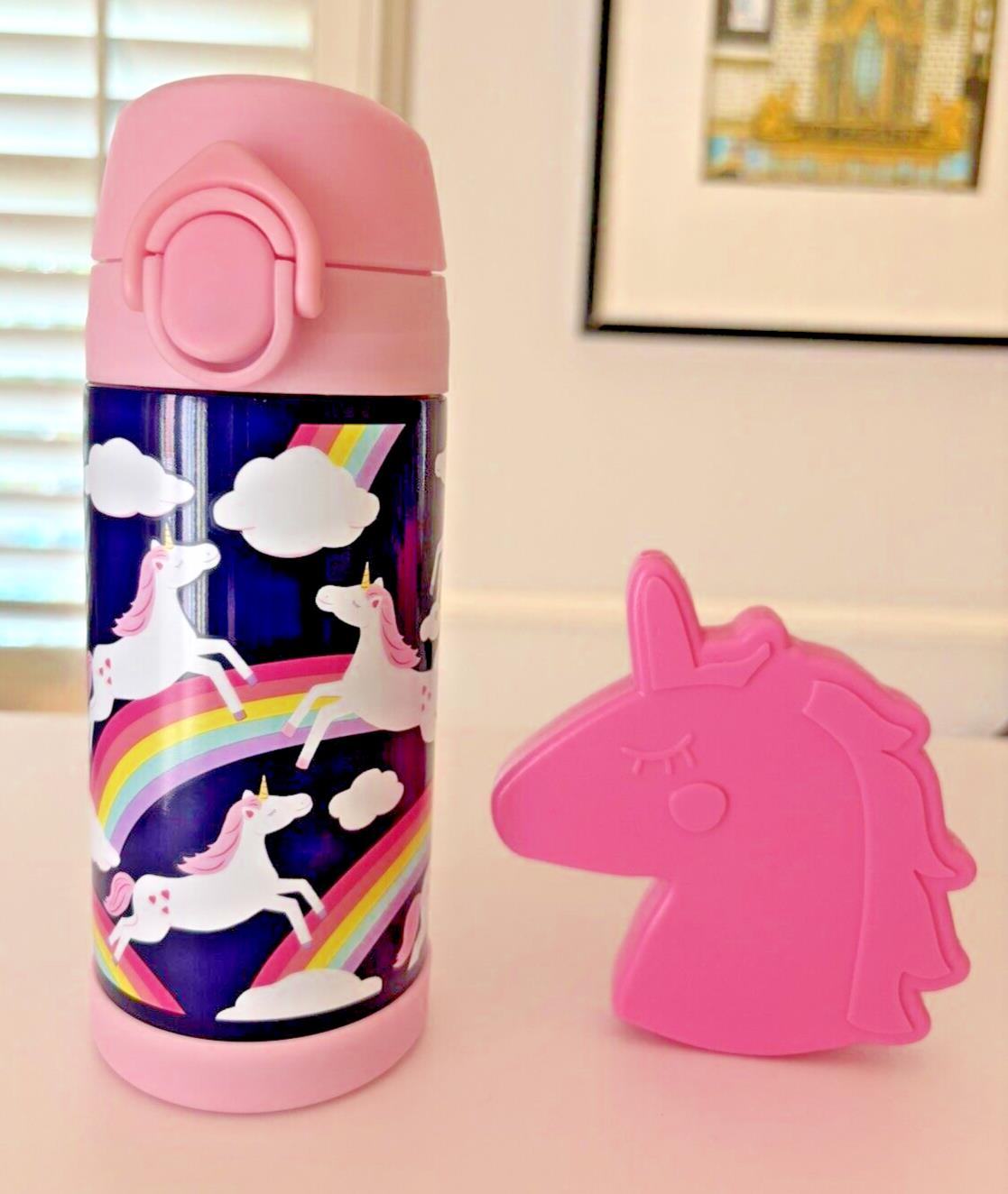 Pottery Barn School Disney Unicorn girl Lunch Rainbow Water Travel BAG pre k =