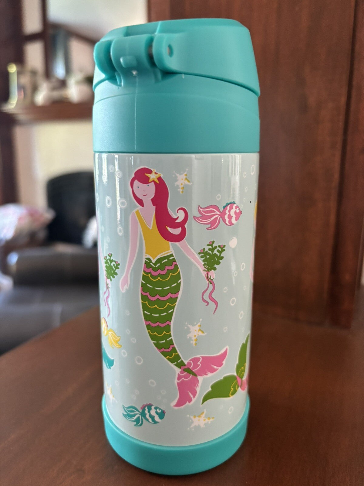 Pottery barn School Disney WATER BOTTLE mermaid princess Gift beach pre-k ,