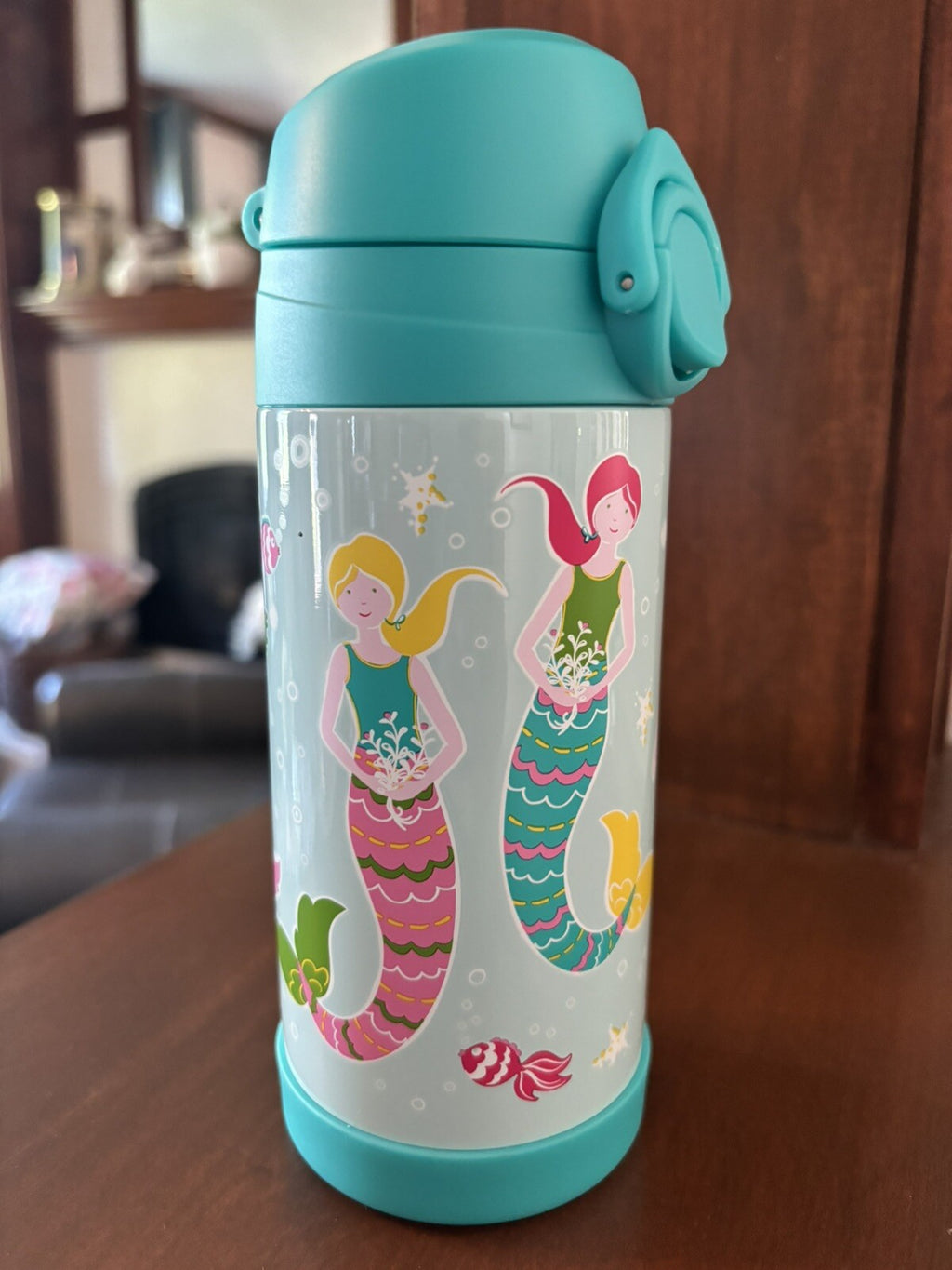Pottery barn School Disney WATER BOTTLE mermaid princess Gift beach pre-k ,