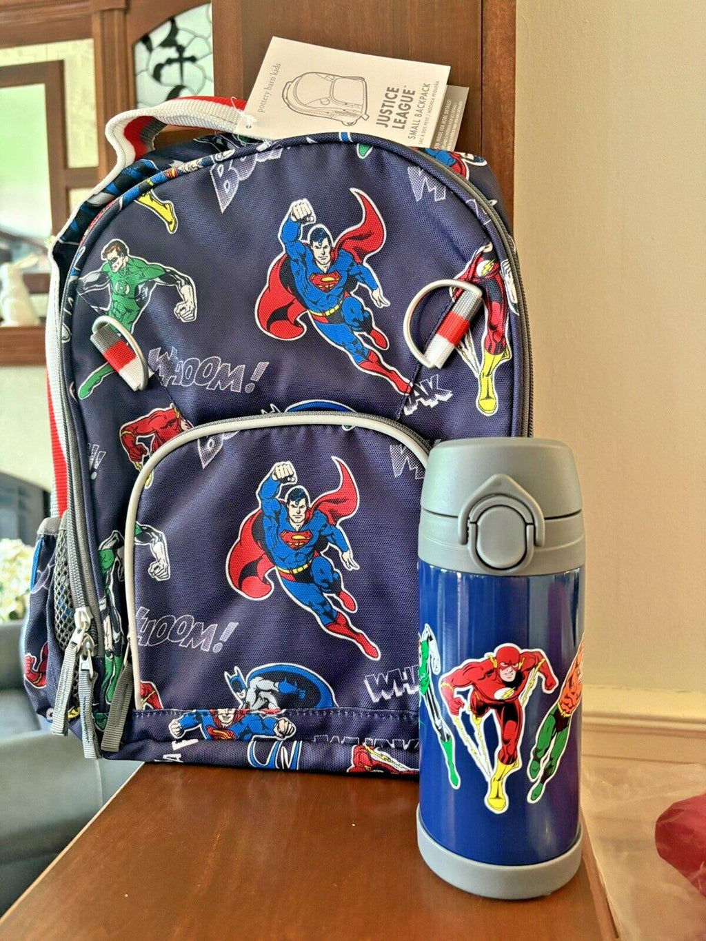 Pottery Barn school Disney backpack Marvel Avengers Comic+ Water SpiderMan boy .