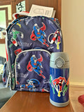 Pottery Barn school Disney backpack Marvel Avengers Comic+ Water SpiderMan boy .