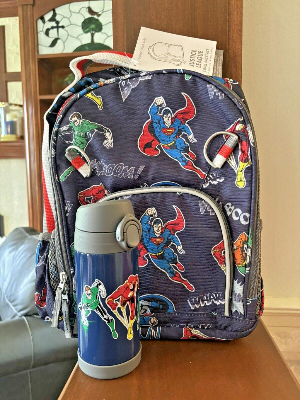 Pottery Barn school Disney backpack Marvel Avengers Comic+ Water SpiderMan boy .