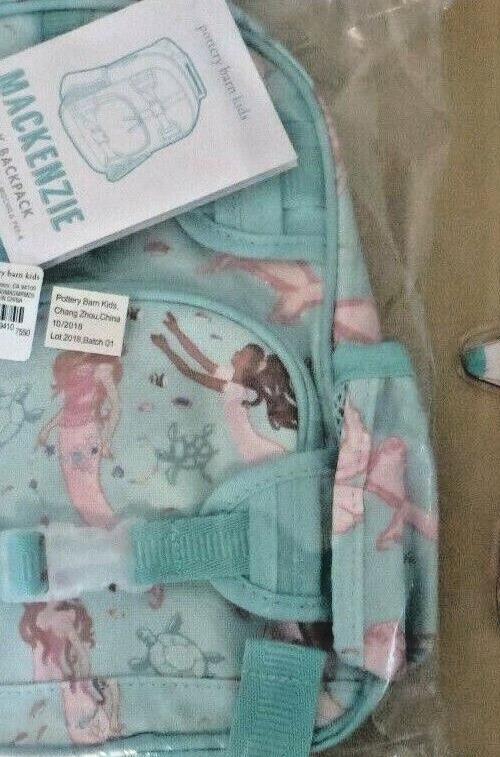 Pottery barn School LARGE BACKPACK Disney Travel bag holiday mermaid belle ?? .
