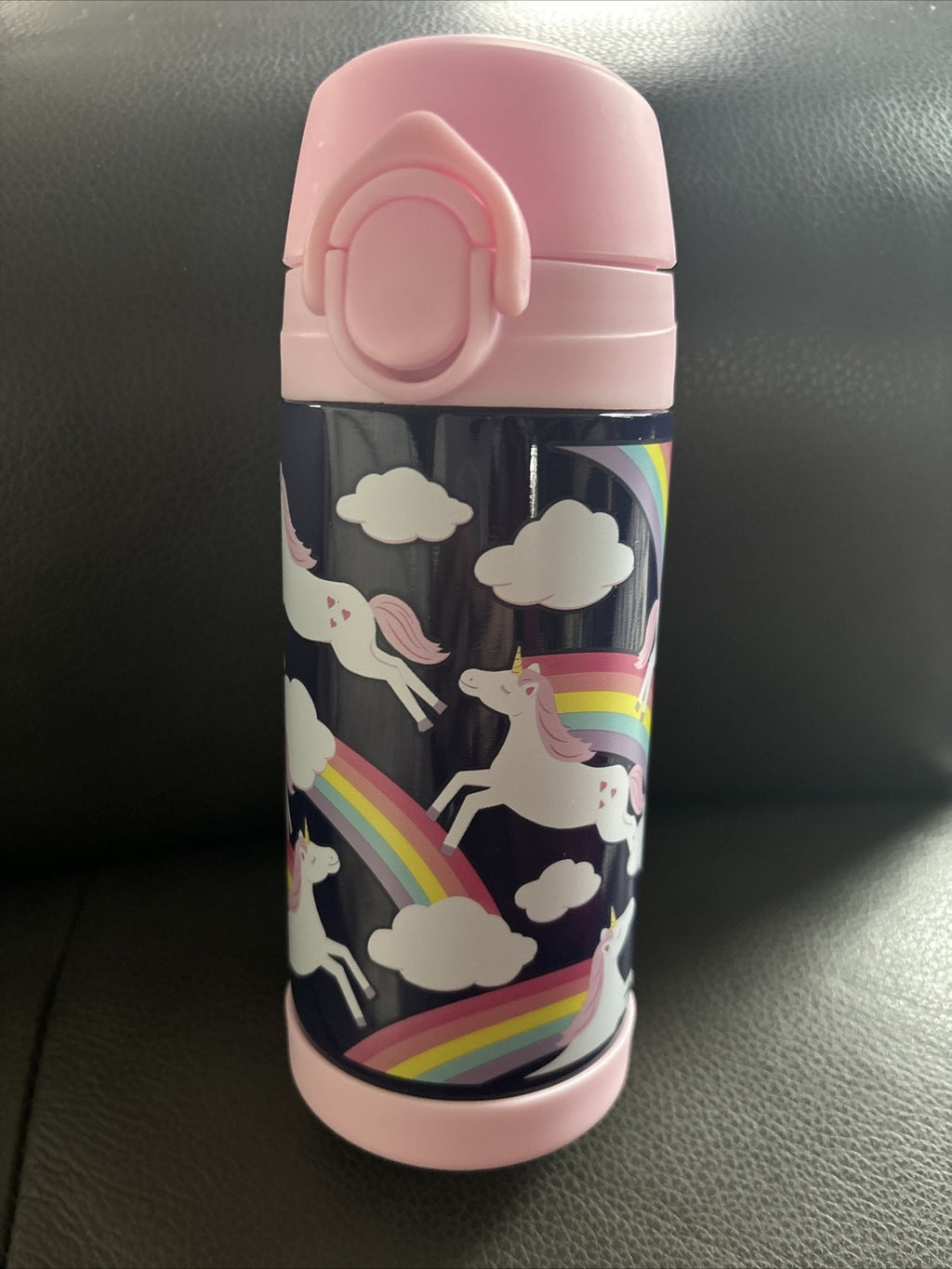 Pottery Barn School Disney Unicorn girl Lunch Rainbow Water Travel BAG pre k =