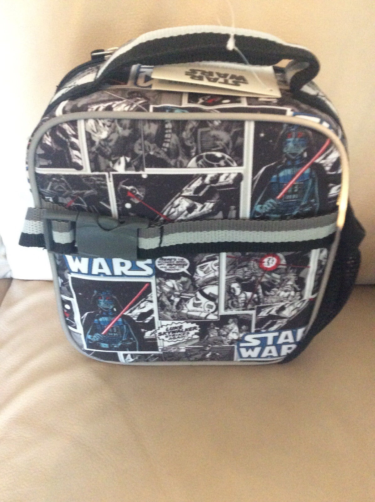 School disney  Pottery Barn STAR WARS LUNCH BOX Comic Jedi holiday Gift boy /