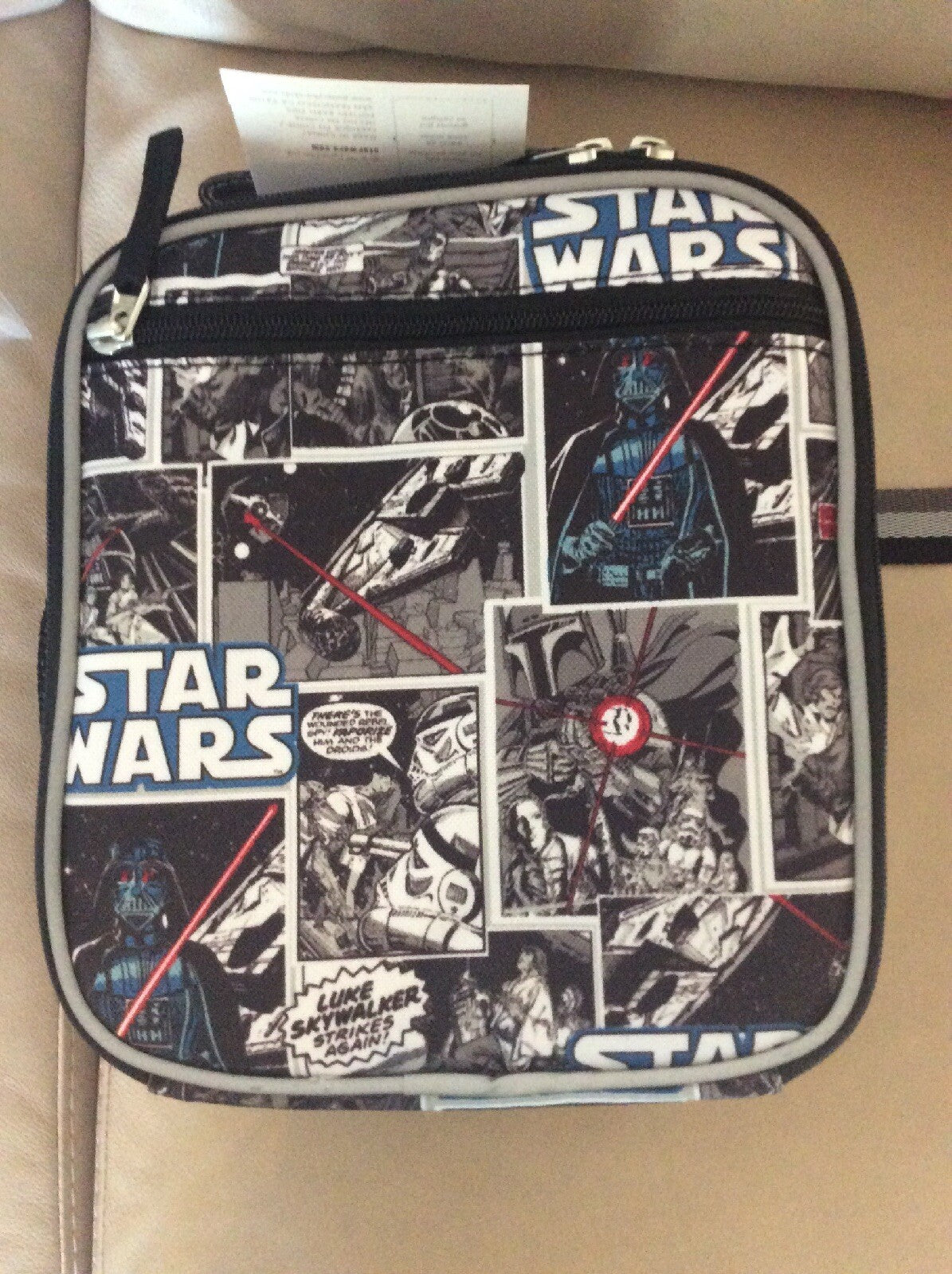 School disney  Pottery Barn STAR WARS LUNCH BOX Comic Jedi holiday Gift boy /