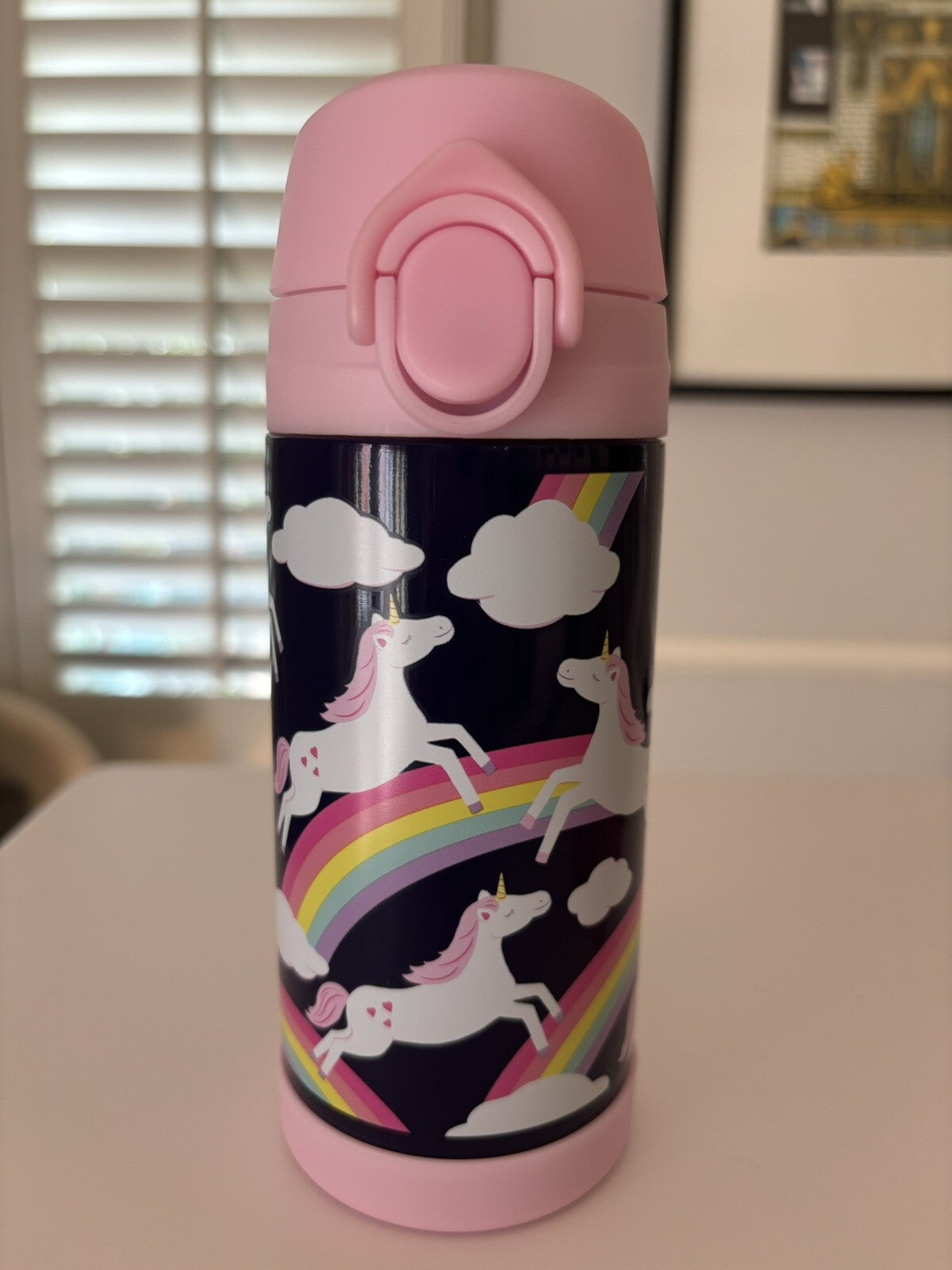 Pottery Barn School Disney Unicorn girl Lunch Rainbow Water Travel BAG pre k =