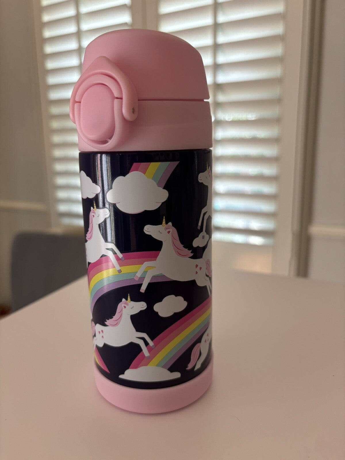 Pottery Barn School Disney Unicorn girl Lunch Rainbow Water Travel BAG pre k =