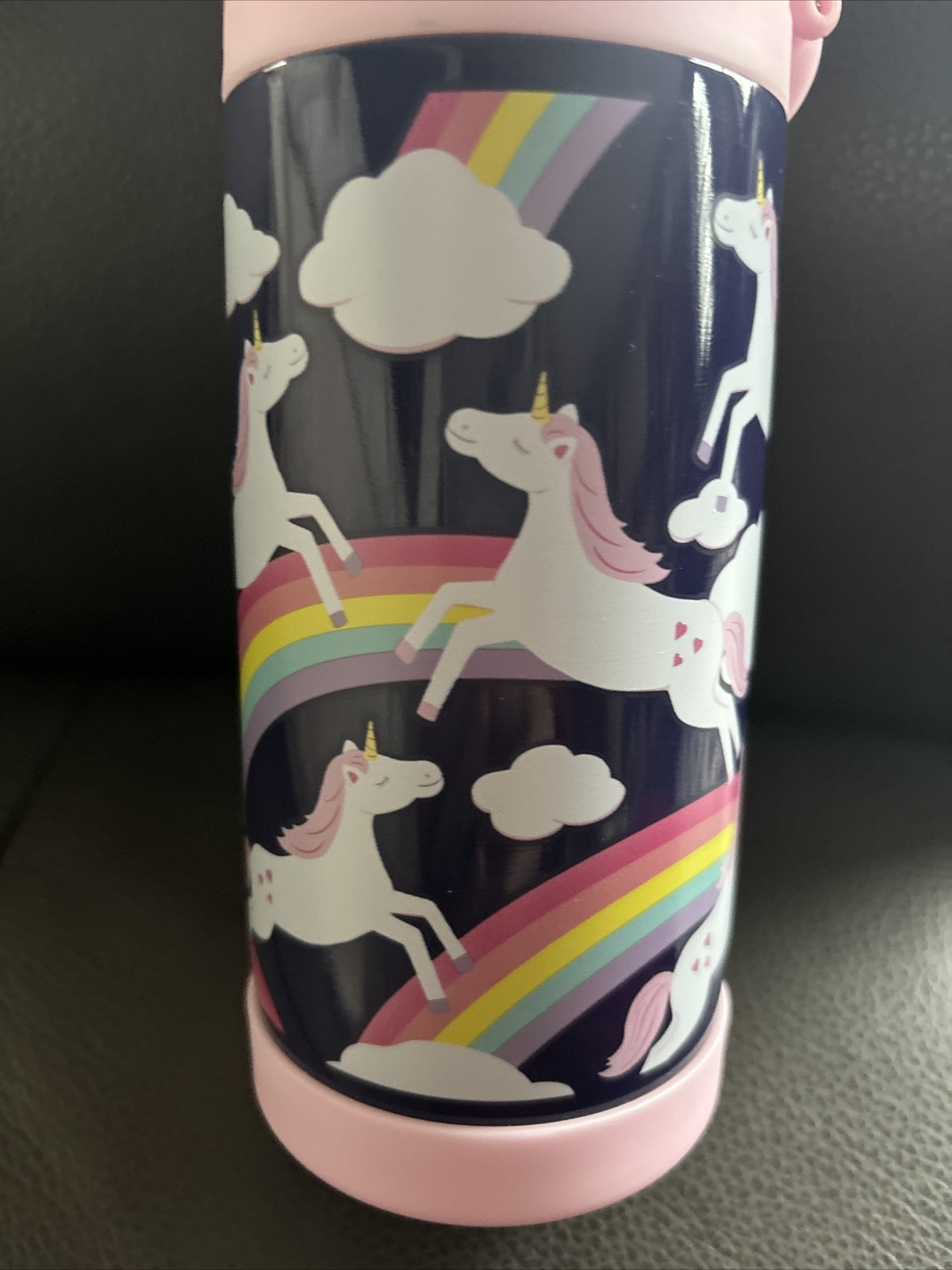 Pottery Barn School Disney Unicorn girl Lunch Rainbow Water Travel BAG pre k =
