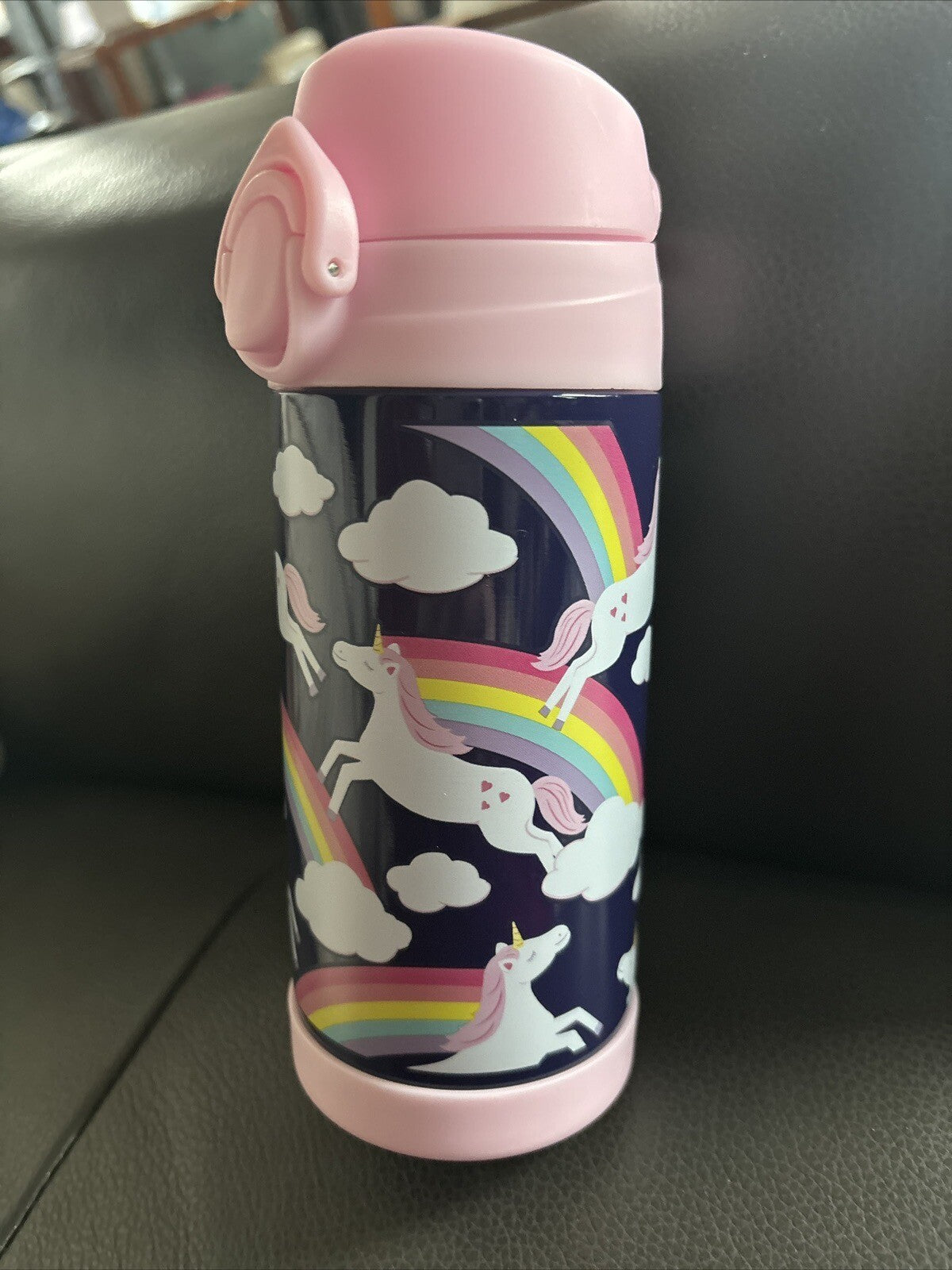 Pottery Barn School Disney Unicorn girl Lunch Rainbow Water Travel BAG pre k =