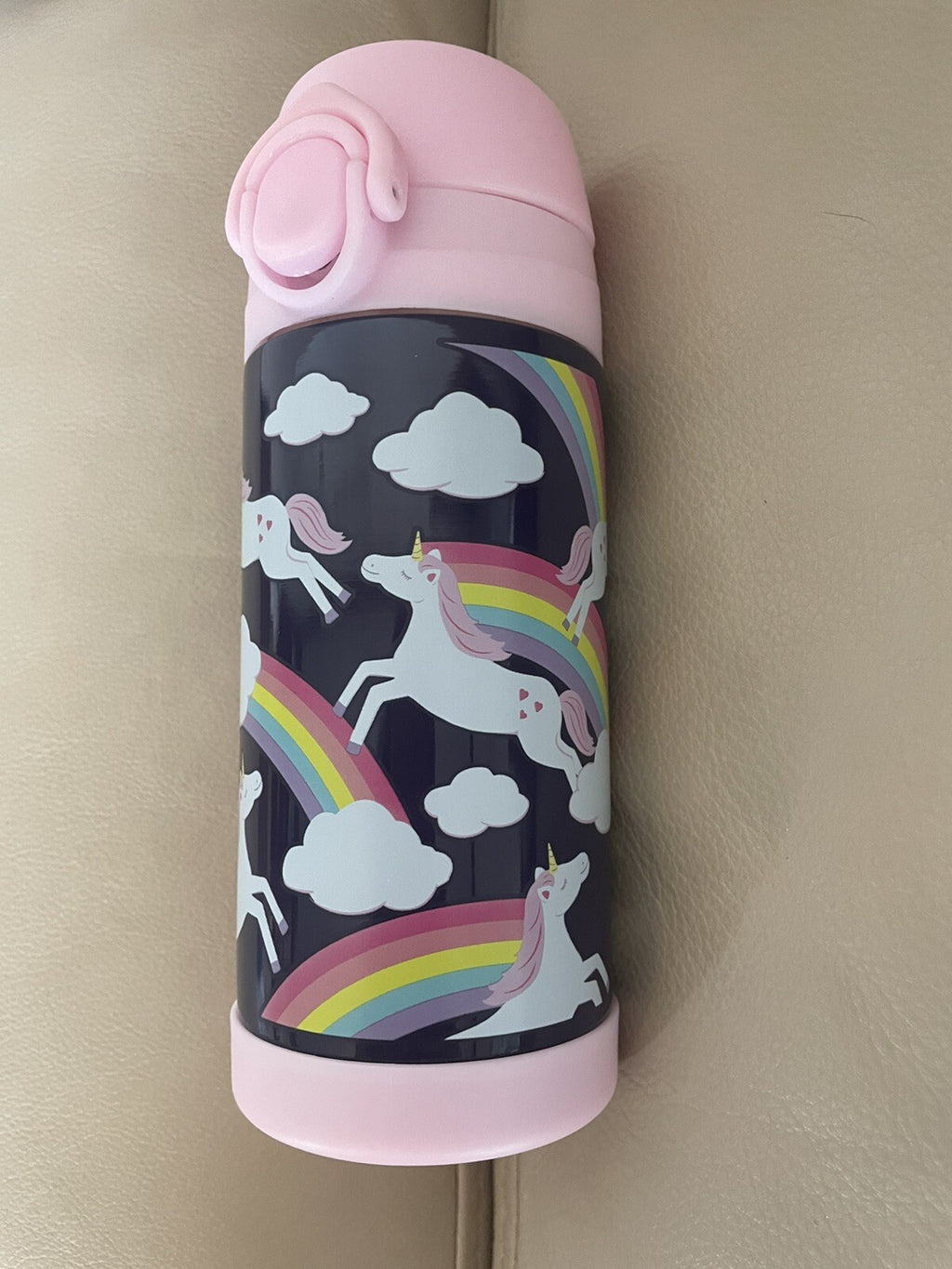 Pottery Barn School Disney Unicorn girl Lunch Rainbow Water Travel BAG pre k =