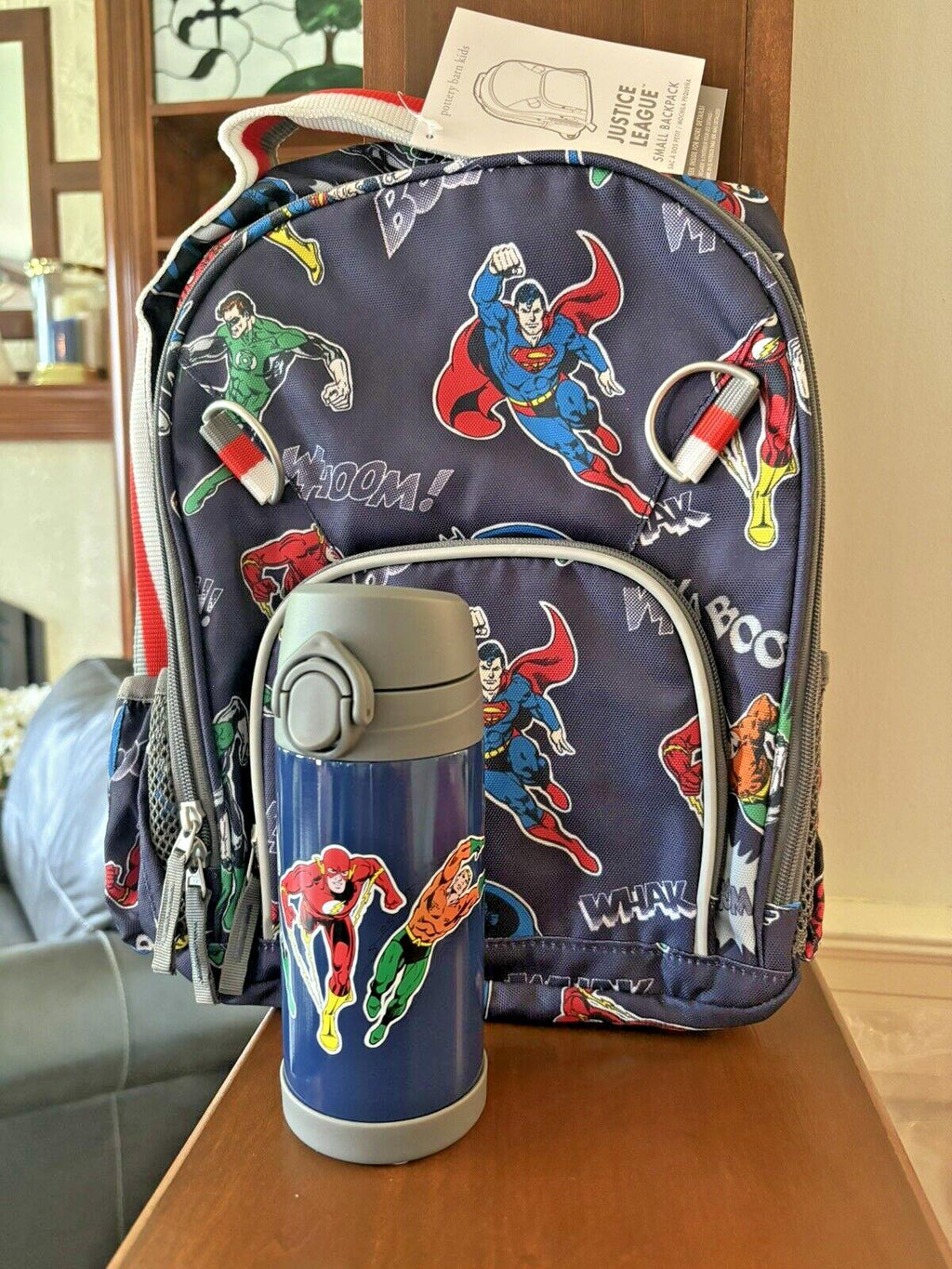 Pottery Barn school Disney backpack Marvel Avengers Comic+ Water SpiderMan boy .
