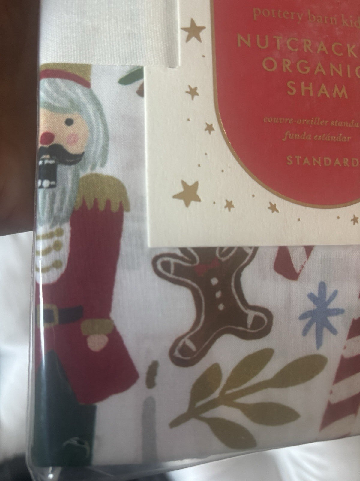 Pottery Barn Nutcracker Christmas Holiday pillow Sham ruffle Rifle co paper girl