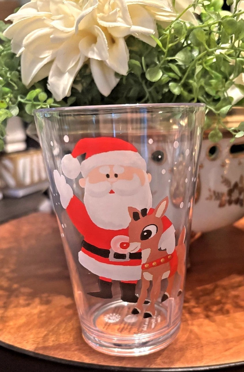 Pottery Barn Holiday party Christmas Rudolph Santa dinner school kid Disney Cup