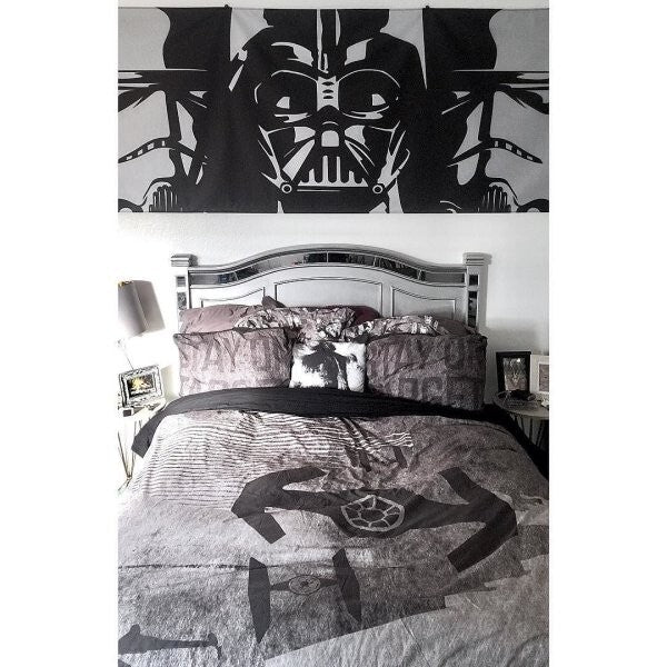 Pottery Barn Star wars Solo Space Disney Duvet Mandalorian holiday gift droid "