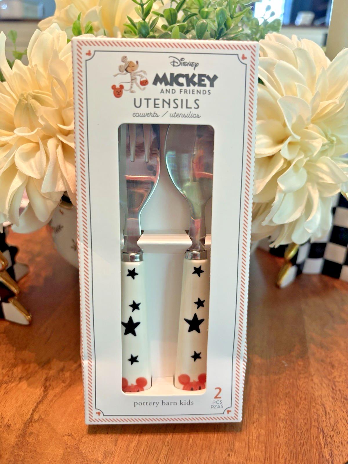 Disney Pottery Barn Mickey Mouse Halloween SummerWeen Party kid gift Utensil  .