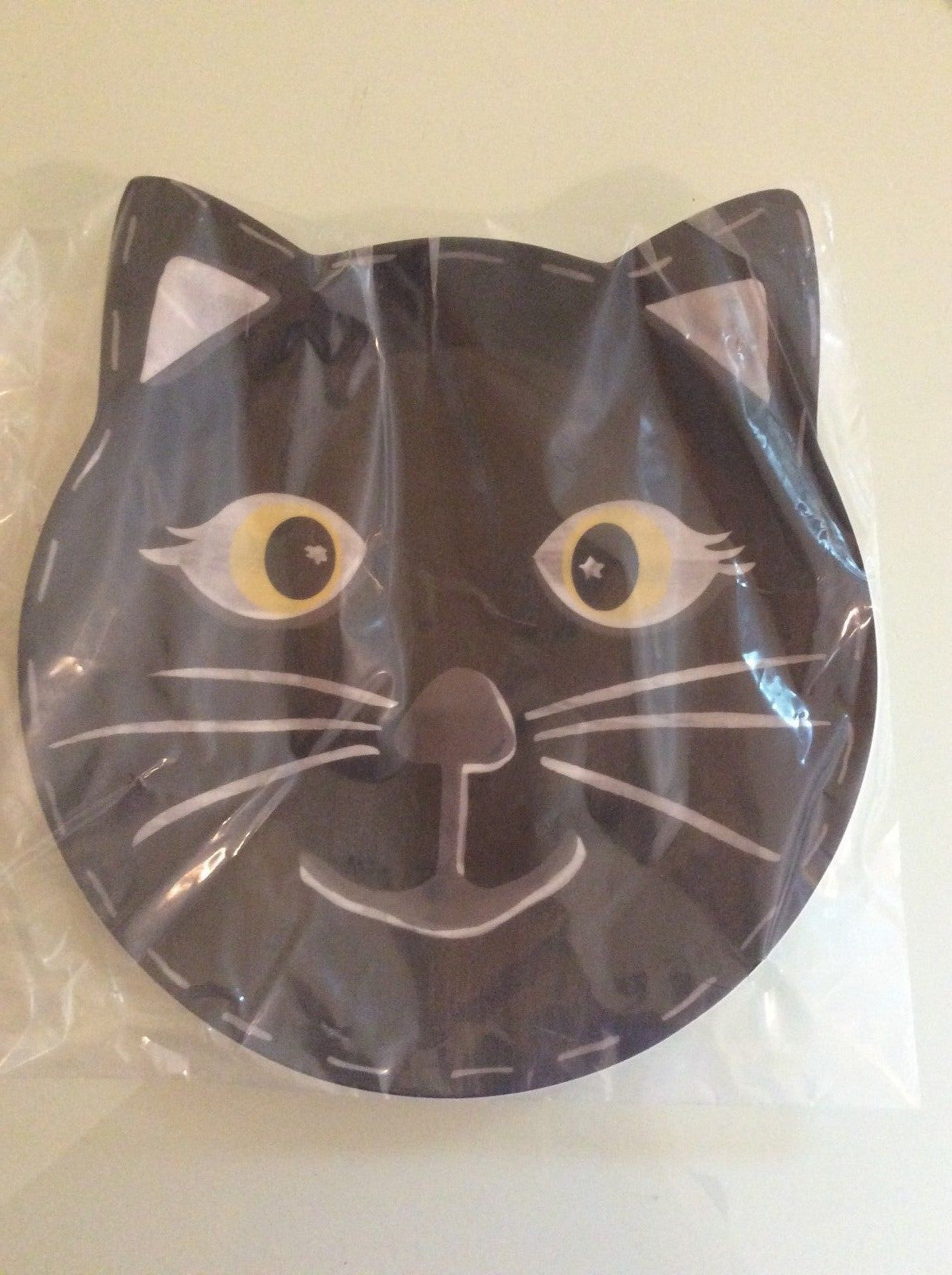 Pottery Barn Halloween Plate Utensil SET Holiday party school black cat Disney 1