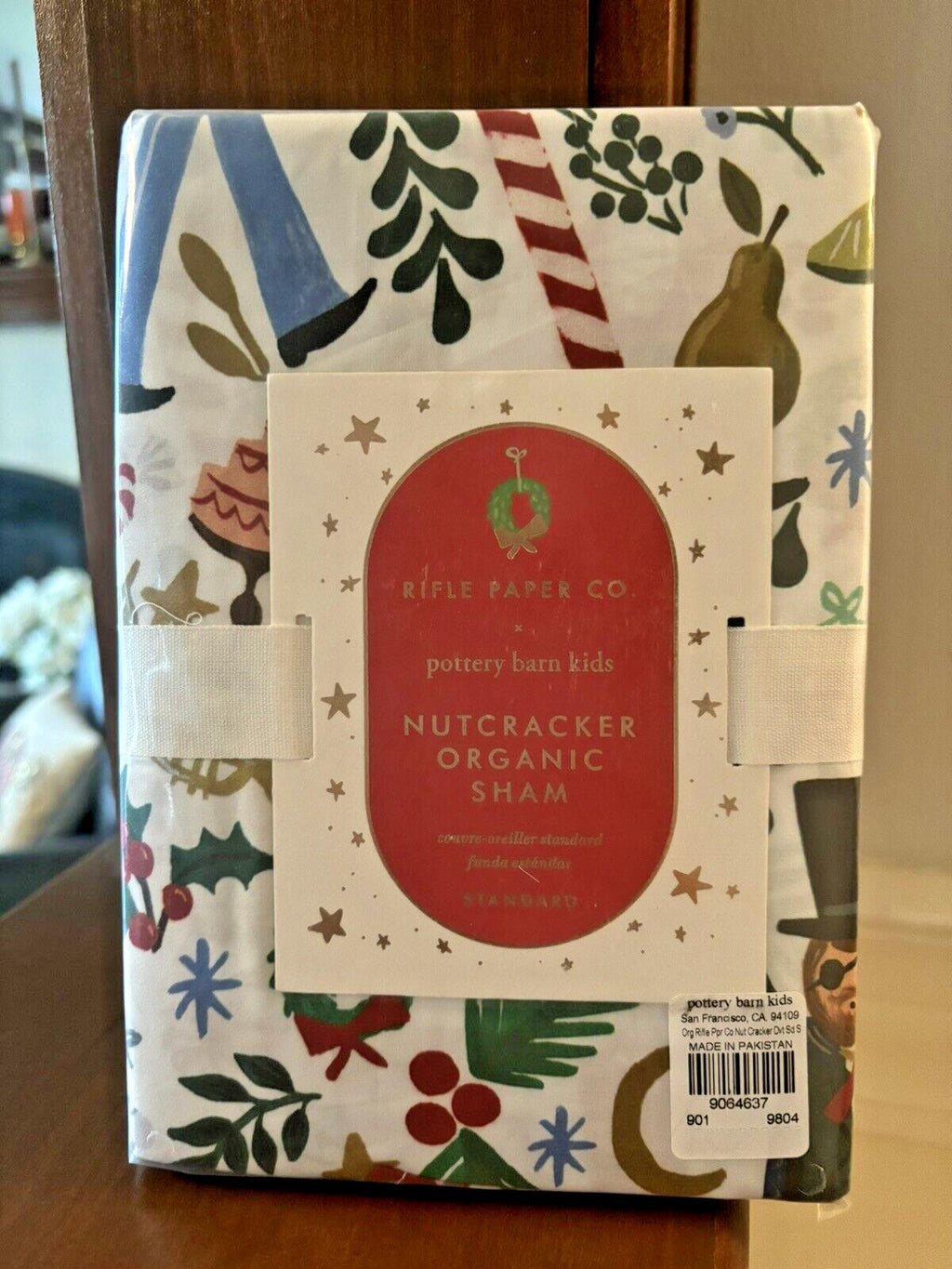 Pottery Barn Nutcracker Christmas Holiday pillow Sham ruffle Rifle Disney girl '